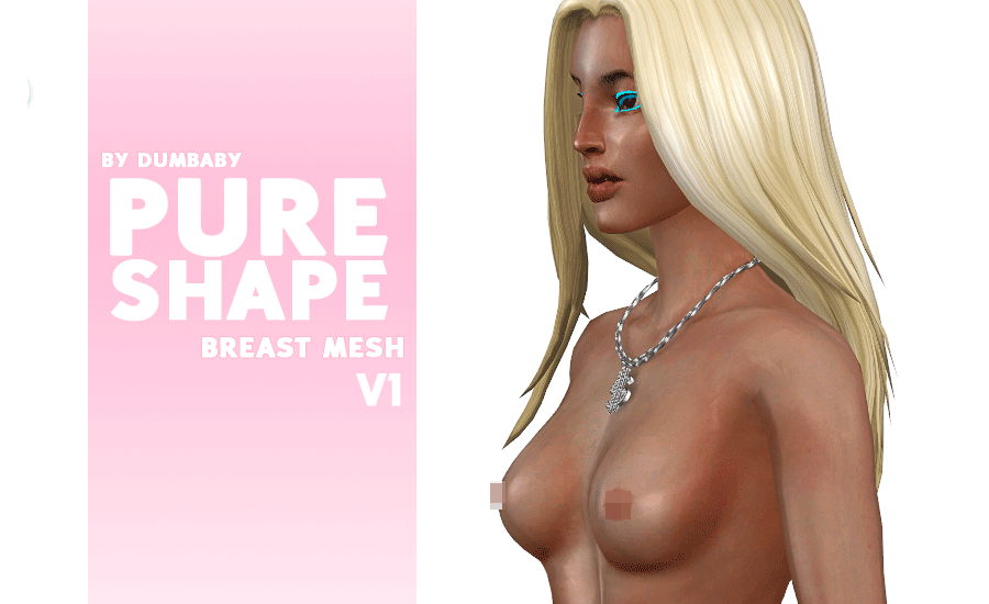 Pure Shape female breast meshes / 3 versions