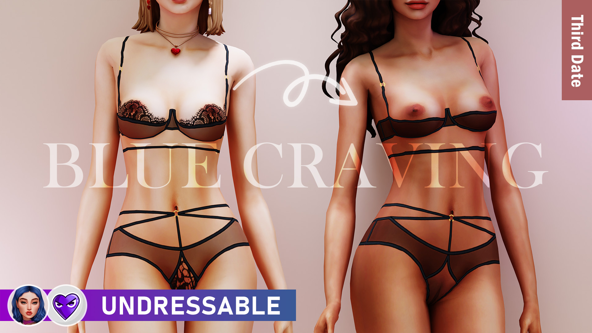 Blue Craving - Monroe Underwears