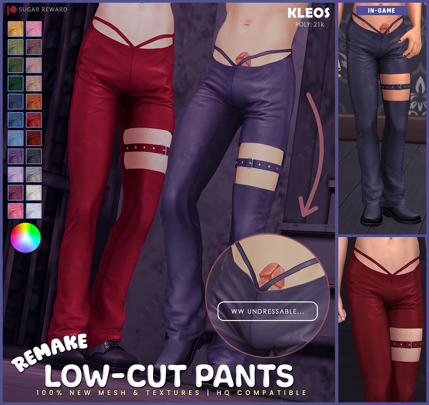 Low-Cut Pants REMAKE ~UNDRESSABLE~