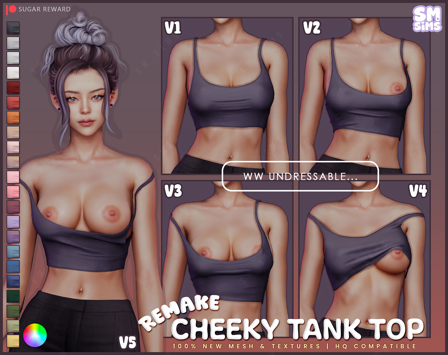 Cheeky Tank Top REMAKE ~UNDRESSABLE~