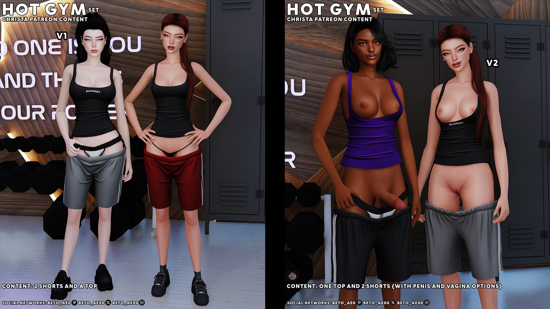 Hot Gym - Set (Transgender Version)