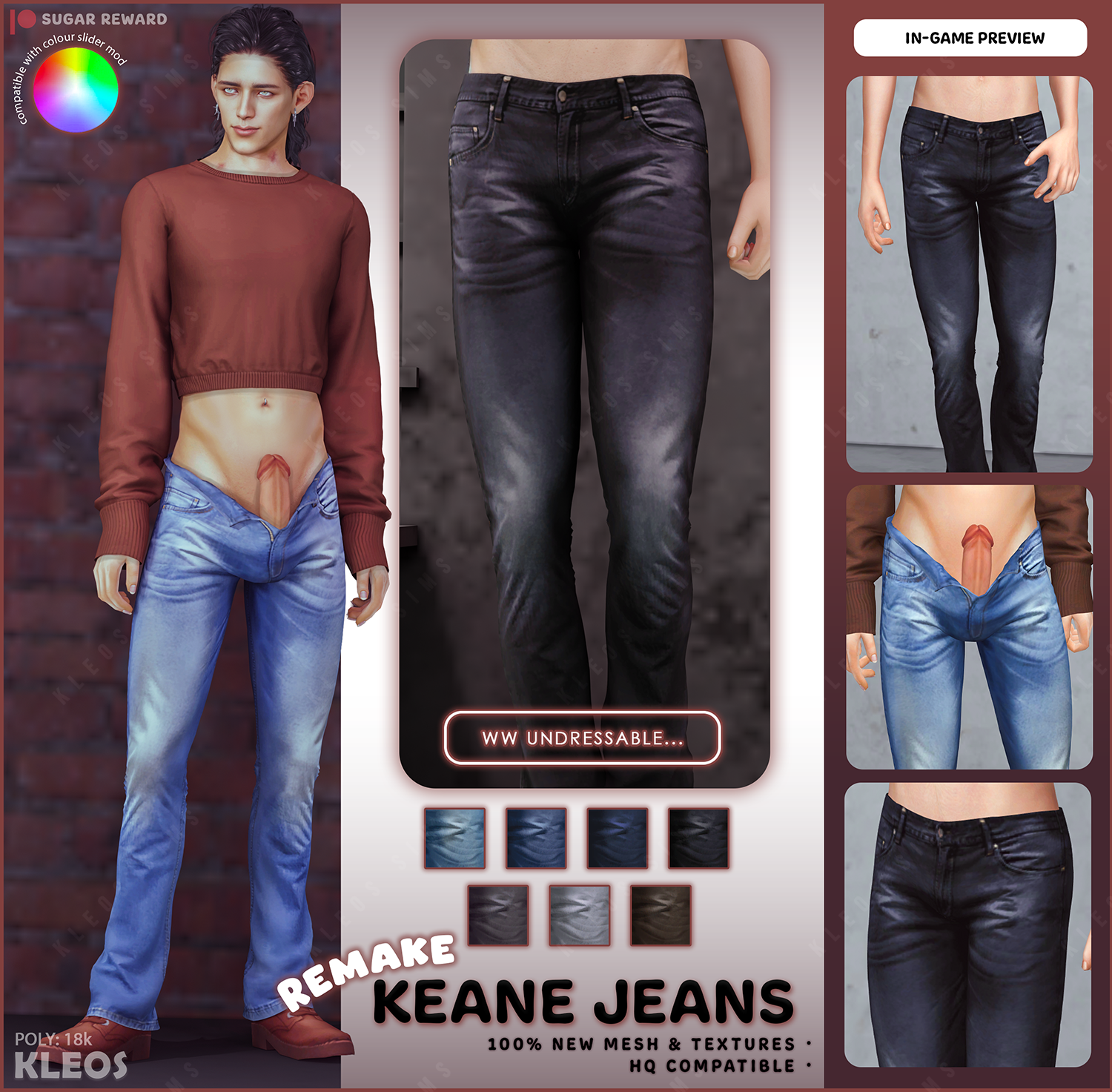 Keane Jeans REMAKE ~UNDRESSABLE~