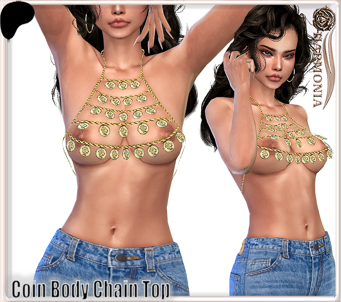 🔥Coin Body Chain Top