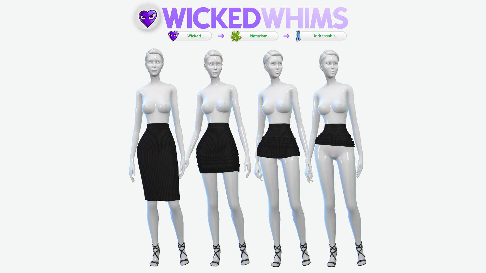 Knee Length Pencil Skirt