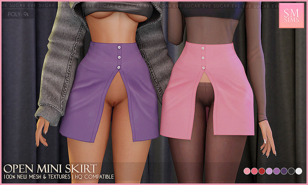 Open Mini Skirt
