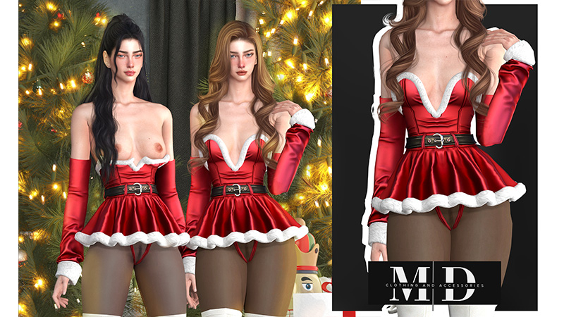 Sexy Christmas dress set - version v2
