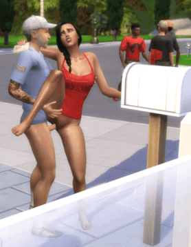 Mailbox - Side Standing Sagittarius Position (AP)[RL] (2).gif