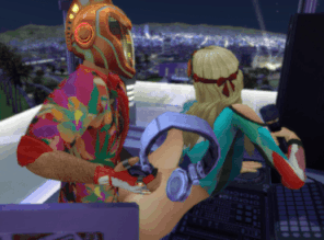 DJ Cabin [headphone X Microphone] - Side Splits DoggyStyle (AP)[RL] (4).gif
