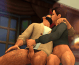 Single Bed - Handjob Makeout (AP)[RL] (2).gif